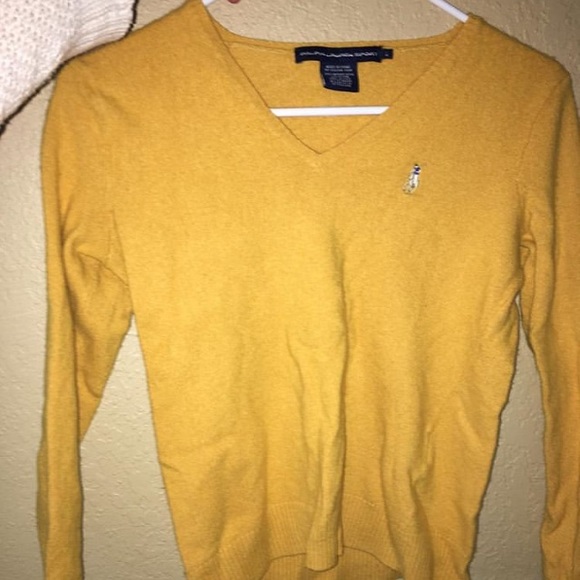 Ralph Lauren Sweaters Ralph Lauren Mustard Yellow Sweater Poshmark